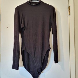 Boohoo black turtleneck bodysuit